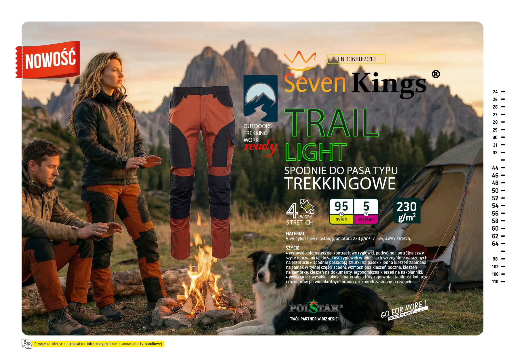 Nowość - nowy kolor - Seven Kings Trail Light